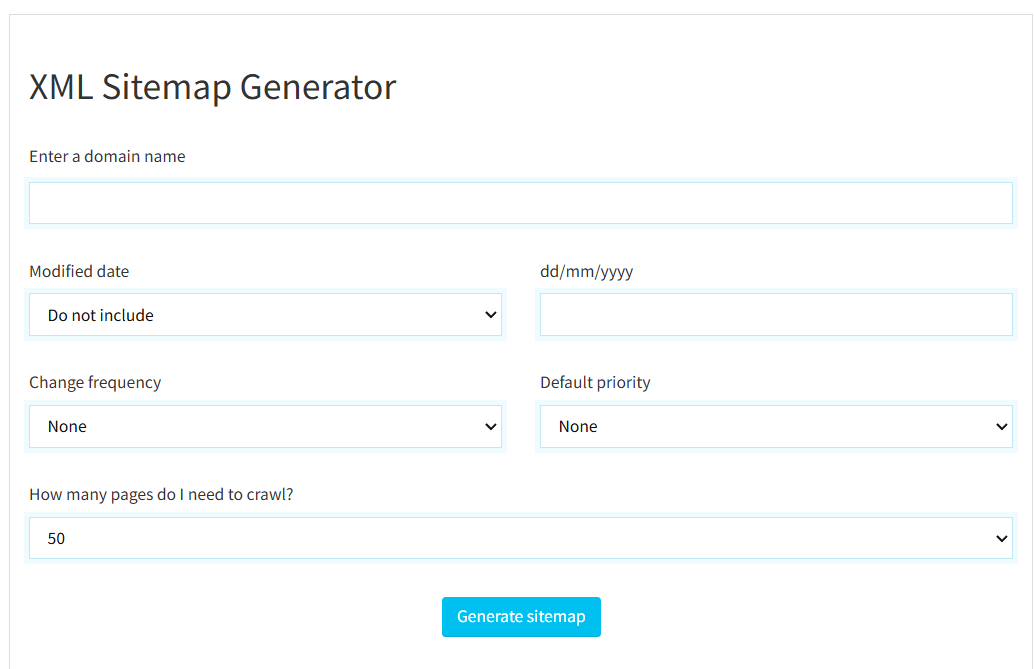 Sitemap Generator by Spellmistake