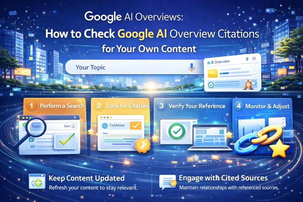 How to Check Google AI Overview Citations for Your Own Content
